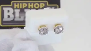 Diamond Cut Fanook Diamond Hip Hop Earrings