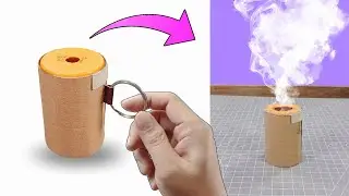 How To Make Smoke Bomb With Matchstick - DIY Smoke Bomb Very Simple - Smoke Grenade
