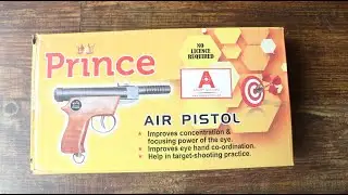 PRINCE BLACK .177 INDIAN AIR PISTOL BY AIRSOFT GUN INDIA