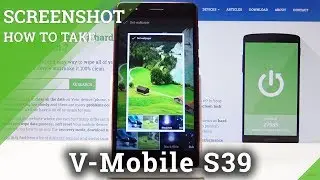 How to Take Screenshot in V-Mobile S39 - Save Display