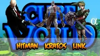 Cube World Skins - God Of War Hitman Link (Zelda)