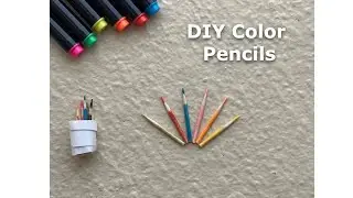 Making Color Pencils with Toothpicks 🖍️ | Easy Kids Craft