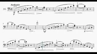 Dotzauer Etudes No  10 (Con acompa&ntilde;amiento)