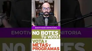 Emotividad definitoria #pol&iacute;tica #democracia  #partidospol&iacute;ticos  #noticias
