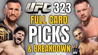 UFC 323 Full Card PREDICTIONS & BREAKDOWN | Dvalishvili vs Yan 2
