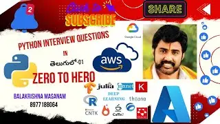 Python Interview Questions in Telugu #ai #python #coding #viralvideo #youtubevideo #video #love #yt