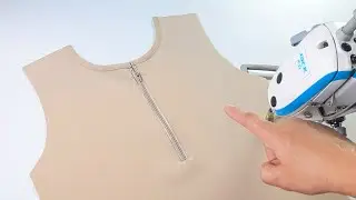 Very easy How  to Sew Zipper, Sewing Techniques For Beginners, Sewing tips DIY