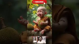 Little monk so cute  🍋🥭  #shorts #viralvideo #trending #youtubeshorts #littlemonk #funny #monk