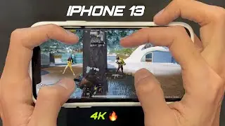 IPHONE 13 HANDCAM IN 2025 /🔥HDR+Extreme Graphics Test /😍 IOS 18.6.2 PUBG TEST!