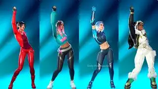 Fortnite Too Sweet Emote With Carmine Rosso KIeisha Cross Lightrider Skin Thicc 🍑😜😂🔥 Who Won ?