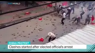 China Protest: Villagers clash with police in show of defiance