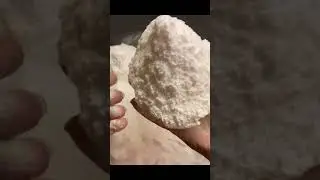 ASMR - snow texture baking soda nony #shorts #ytshorts #asmr #subscribe #satisfying #oddlysatisfying