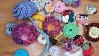 Crochet - Buttons, Clasps & Closures Ideas, link below the videos to playlist