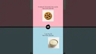 Calorie Quiz Time! Test your food IQ! #foodquiz #weightloss #foodfacts #healthychoices