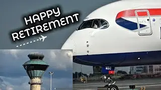 Father and Sons retirement flight ! #britishairways #aviation #airbusa350 #torontopearson #planes