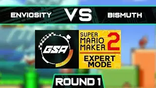 Enviosity vs Bismuth | Round 1 | GSA SMM2 Expert Mode Speedrun League Playoffs Season 3