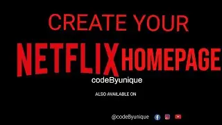 Netflix homepage using html and css | bharat intern web development internship task 2 | 