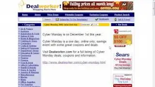 Cyber Monday 2008 Ads, Coupons, Sales, Deals