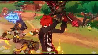 Diluc and Furina damage test