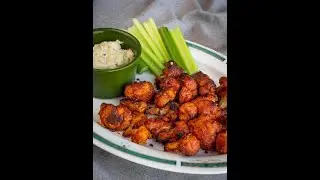 Crispy Cauliflower Wings | Easy Baked &ldquo;Wings&rdquo;  #BuffaloWings #opbw #BestVeganRecipes #HealthySnacks
