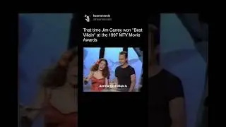 Jim Carrey Wins &ldquo;Best Villain&rdquo; for The Cable Guy (MTV 1997)