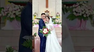 😍 Indonesian wedding day at Catholic Church 😍 #wedding #photography #catholic #weddingvows #shorts