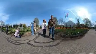 Windmill Island Gardens tulips - HOLLAND, MICHIGAN (360 VR)