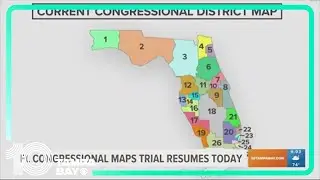 FL Congressional maps trial resumes today