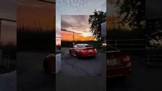 POV: BMW M4 under California sunset 🌅