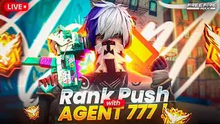 Grandmaster Rank push with Agent 777🔥|| Agent 777 FF is Live&hearts;️