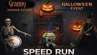 Main Door Escape With Extra Lock | Granny Halloween Speedrun
