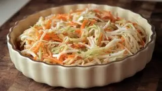Shredded Turnip Slaw