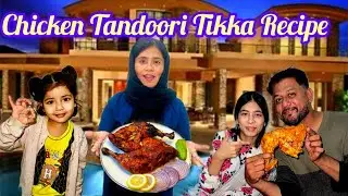 Mama Ne Banaye👩🏻‍🍳 Spicy 🥵🔥🌶️ Chicken Tandoori Tikka Recipe 😋🤤 @Karachi_Ki_Ladki_Vlogs 