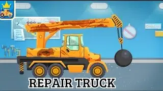 REPAIR WRECKING BALL TRUCK
