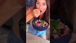 Muscle Building Salad! How I stay lean in my 50&rsquo;s #easyvegan #healthy #plantbased
