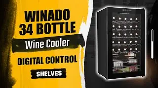 Winado 34 Bottle Wine Cooler Refrigerator