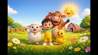 The Happy Animal Dance 🐮🦆🐑 | Fun Farm Song for Kids | Nursery Rhymes & Baby Songs
