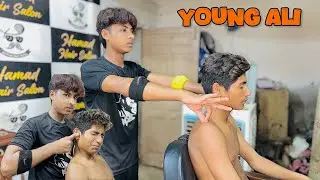 ASMR BEST EVER HEAD AND BACK MASSAGE BY YOUNG ALI : ASMR RELAXING CRACKS SLEEP #asmr #youngali 