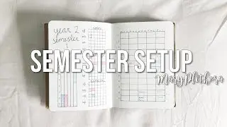 Bullet Journal University Setup + October PWM // MaryPlethora