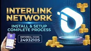 How to earn free coins in interlink app ? | interlink network app full registration process