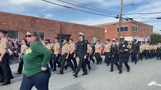 Great Mills Senior High Navy ROTC 2021Veterans Day Parade