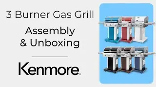 How to Assemble the Kenmore 3-Burner Gas Grill PG-4030400LD | Assembly & Installation Video