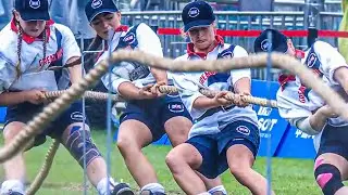 Switzerland vs Great Britain 😱 500KG Ladies Tug of War Battle! | Outdoor World Games 2025 Clash 💪