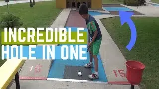 Playing Mini Golf at CAMELOT GOLFLAND (Anaheim California)