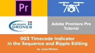 003 Premiere Pro Tutorial: Timecode Indicator in the Sequence and Ripple Editing