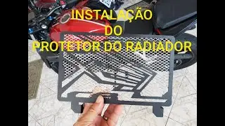 PROTETOR DO RADIADOR CB500F 2020 COMO INSTALAR