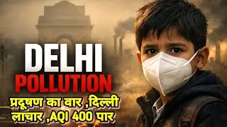 AQI 400+ : क्या दिल्ली में रहना अब सुरक्षित नहीं | Delhi Pollution | बच्चों की साँसों से खिलवाड़