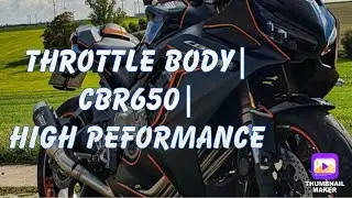 Throttle Body Cleaned on CBR650| low pickup on superbike issue solved