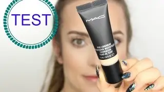 Pierwsze wrażenie + test na żywo - MAC Pro Longwear Nourishing waterproof foundation - recenzja
