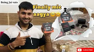 Finally mic aagya 🥹🤩❤️&hellip;.. #youtube #newmic  #newdevice #viral #beingjaivats #youtuber #like #views 